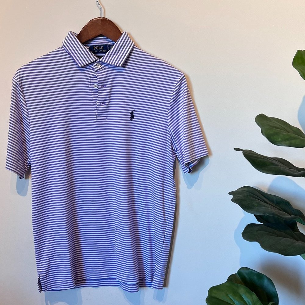 Polo Ralph Lauren Men's Short Sleeve Striped Performance Polo